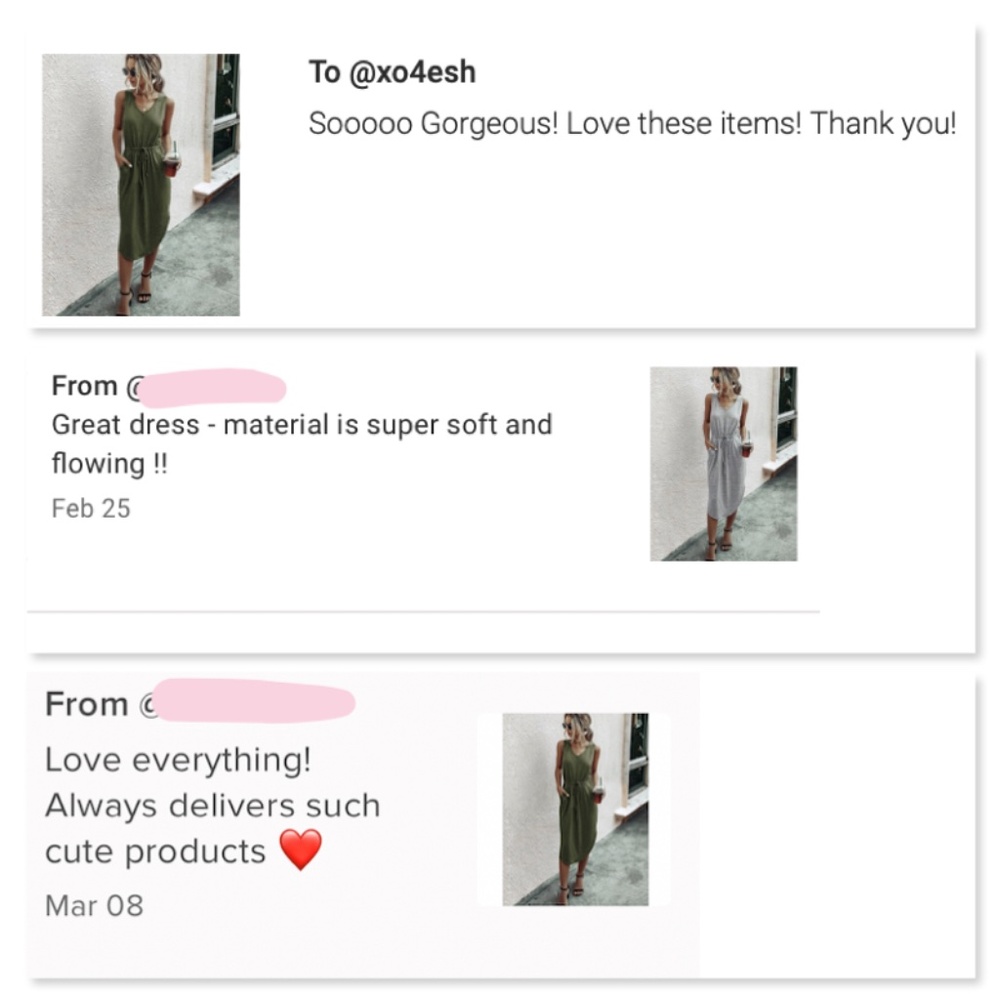 Army Green Drawstring Waist Midi Casual Dress - Picture 6 of 12